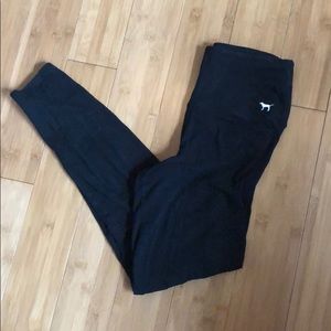 PINK black leggings high rise